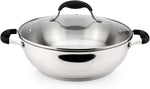 Load image into Gallery viewer, AVACRAFT 18/10 Stainless Steel Everyday Pan, Stir Fry Pan with Five-Ply Base (11 inch)
