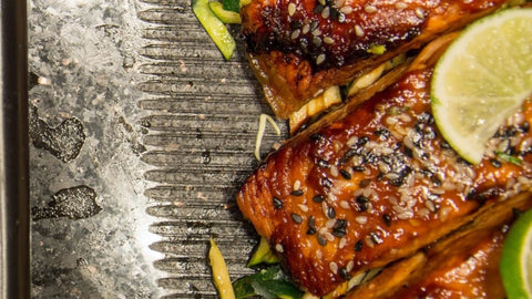 Authentic Teriyaki Salmon with Lime