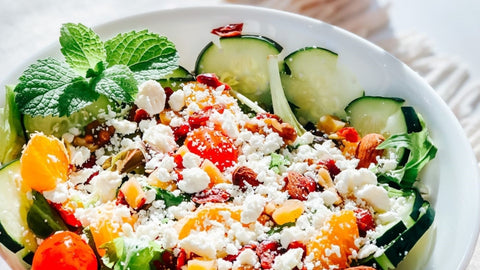 Fajita Chicken Salad with Parmesan Cheese