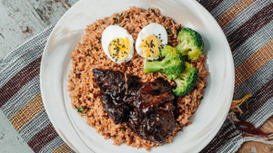 Grilled Steak with Kimchi Rice