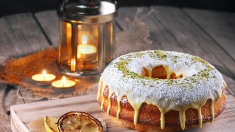 Lemon Glazed Baked Doughnut