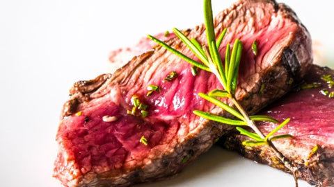 Medium-rare Filet Mignon with Rosemary Butter