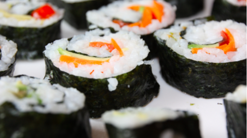 Homemade Sushi Rolls