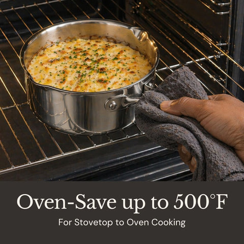 AVACRAFT Signature Stainless Steel Saucepan (5-Ply)