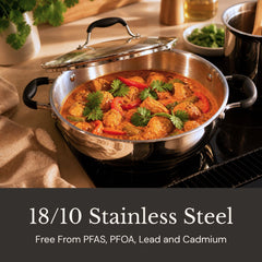 AVACRAFT Signature Stainless Steel Everyday Pan (5-Ply)