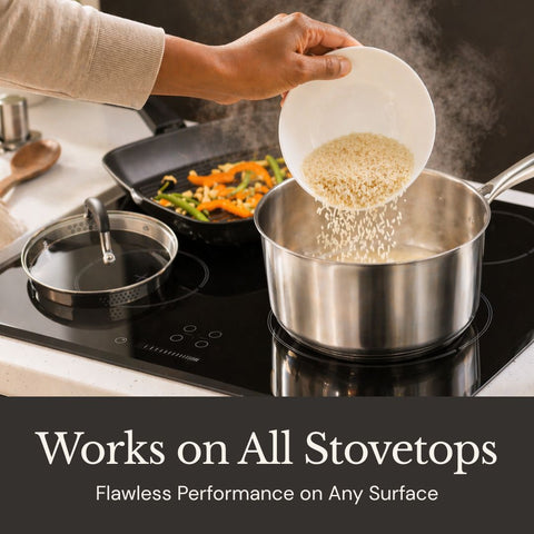 AVACRAFT Signature Stainless Steel Saucepan (5-Ply)
