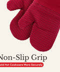 Grippy oven mitts