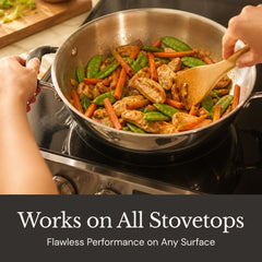 AVACRAFT Signature Stainless Steel Everyday Pan (5-Ply)
