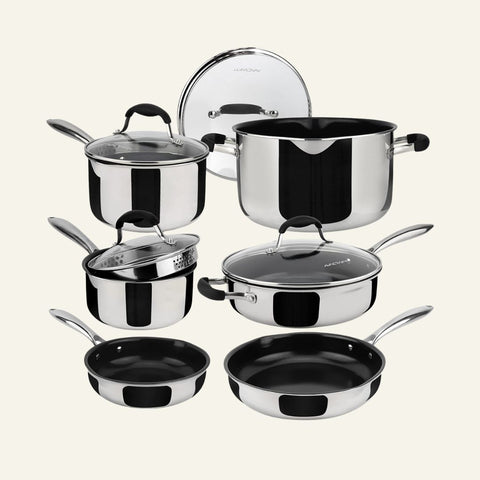 Multiclad Pots and Pans Set, 10-Piece Cookware Set