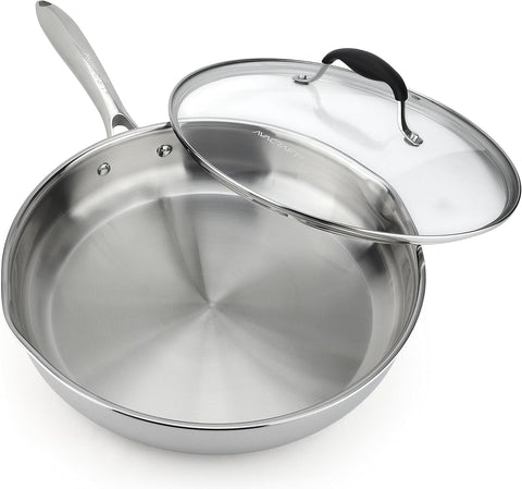 Five-Ply Stainless Steel Frying Pan 18/10