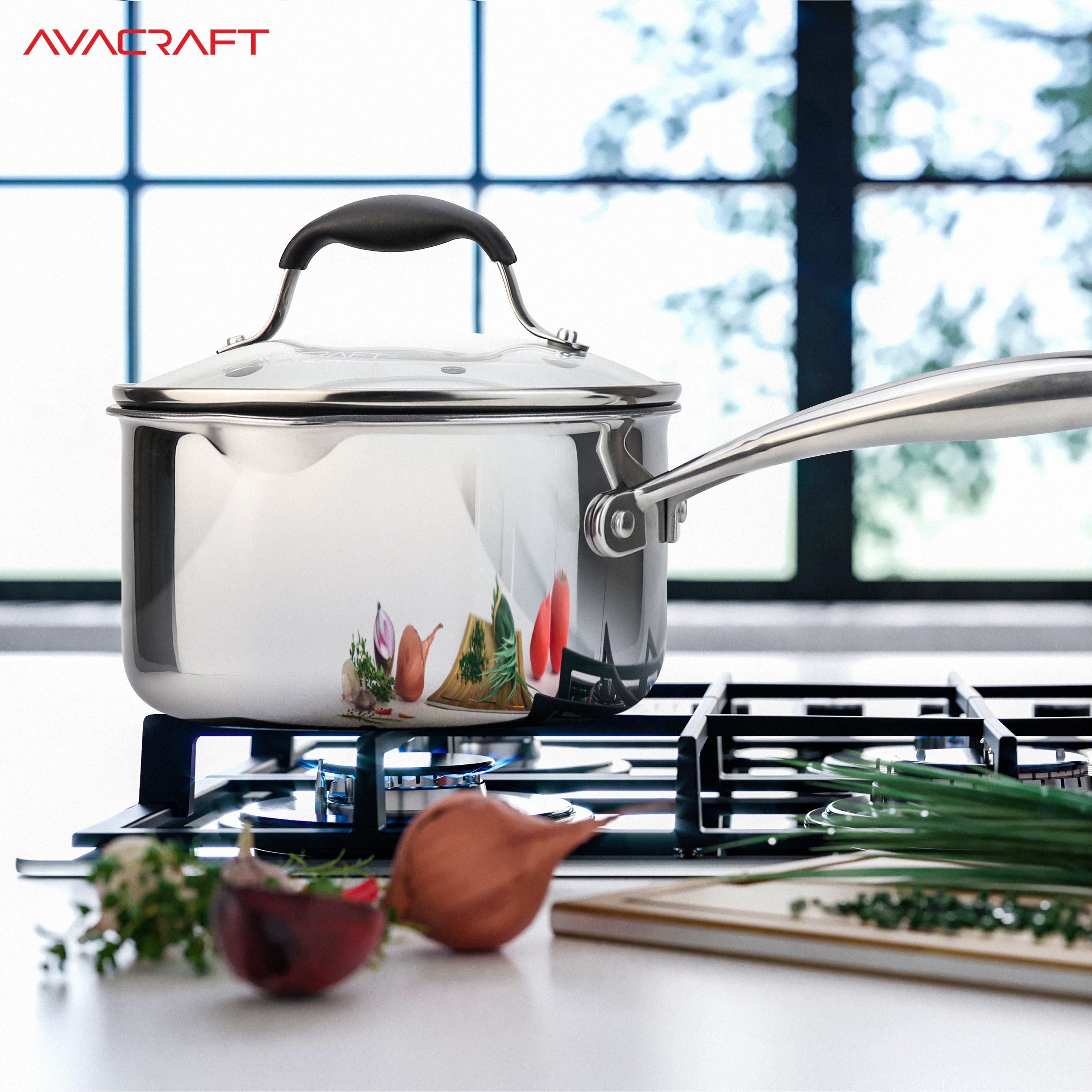 AVACRAFT Ceramic Nonstick Frying Pan with Lid, Egg Pan, Ceramic Nonstick  Skillet, 100% PFOA, PTFE Toxins Free Cooking Pan, Best Ceramic Pans for