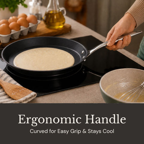 Non-Toxic Ceramic Nonstick Crepe Pan