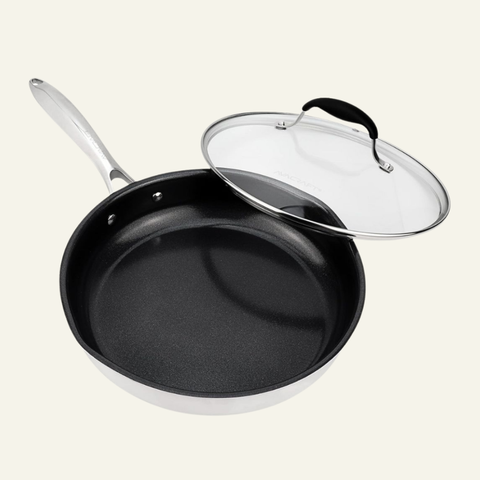 Ceramic Nonstick Frying Pan with Lid