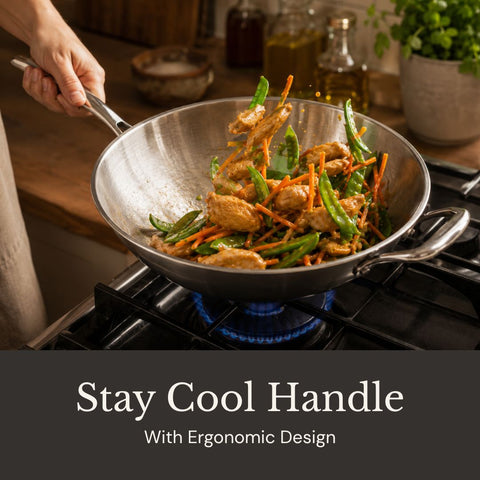 Essential 10” Stainless Steel Wok