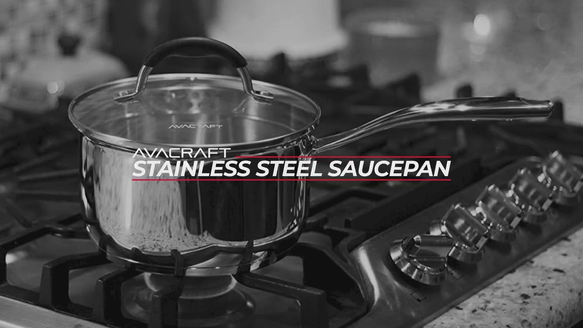 2 Quart Saucepan with Lid, Tri Ply Stainless Steel Sauce Pan, 2 Qt Sauce Pan