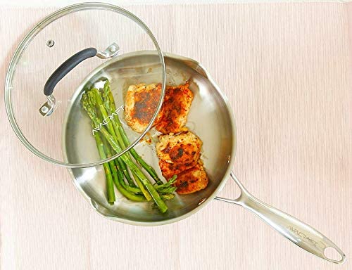 All-Clad Stainless Steel Fry Pan with Lid - 10 in.