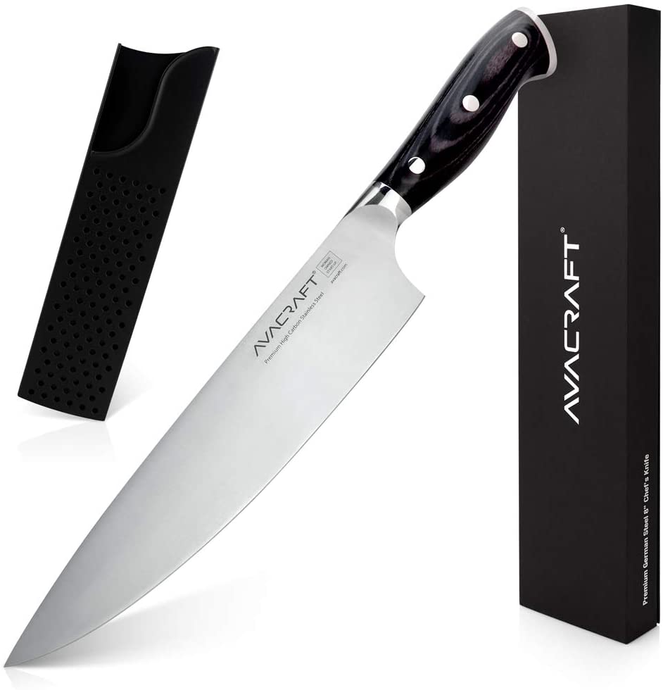 chef knife 8 Inch - kitchen knife German steel with Gift box