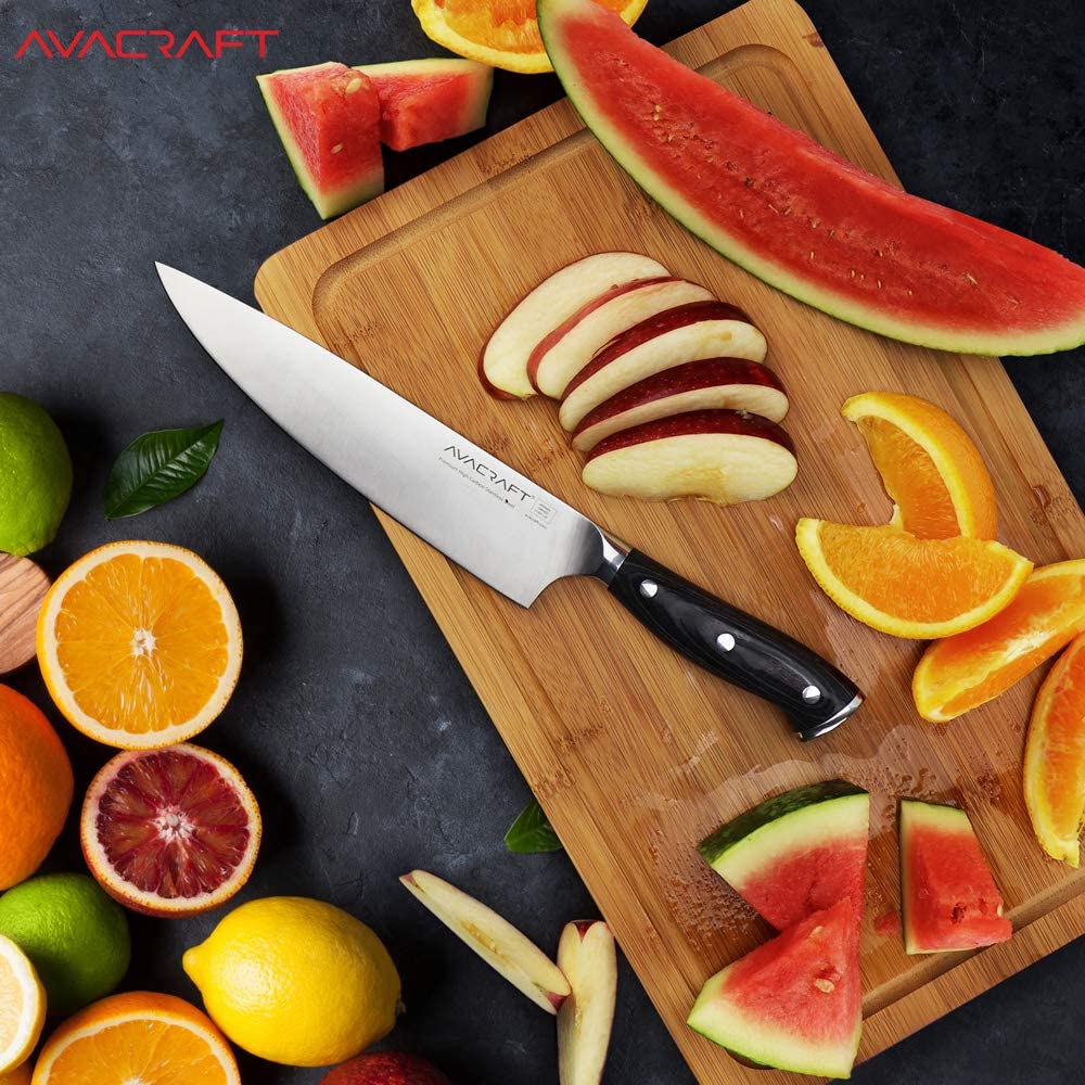 AVACRAFT Kitchen Utility Knife, High Carbon German 1.4116 Stainless St