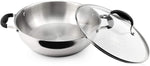 Load image into Gallery viewer, AVACRAFT 18/10 Stainless Steel Everyday Pan, Stir Fry Pan with Five-Ply Base (11 inch)

