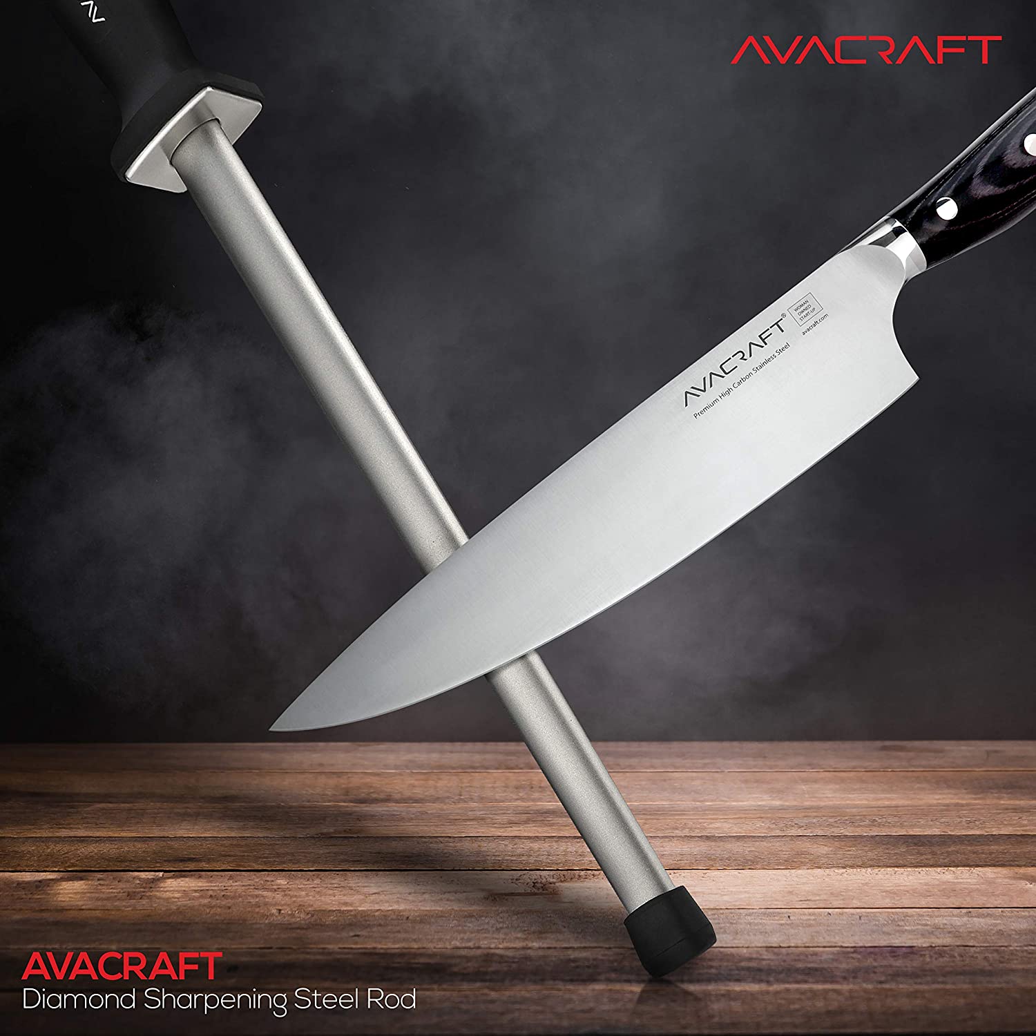 Awabi 10 Honing Steel, Knife Sharpener