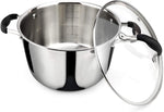Load image into Gallery viewer, AVACRAFT 18/10 Tri-ply Stainless Steel Multipurpose Pot, Dutch Oven Casserole Stock pot with Lid (5 Quart)
