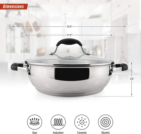 Stainless Steel Everyday Pan