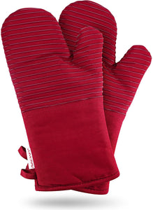 Gloves Oven Mitts Kids Kitchen Microwave Baking Cooking Heat