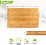Load image into Gallery viewer, AVACRAFT Large Organic Bamboo Cutting Board, Large Cutting Board for kitchen, Ideal Cutting Boards for Kitchen (16X10 Rectangular)
