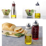 Load image into Gallery viewer, AVACRAFT Glass Oil Dispenser, Modern Olive Oil Dispenser Bottle, Measurement Marks, Oil and Vinegar Dispenser, 14.2 Oz (OC1)
